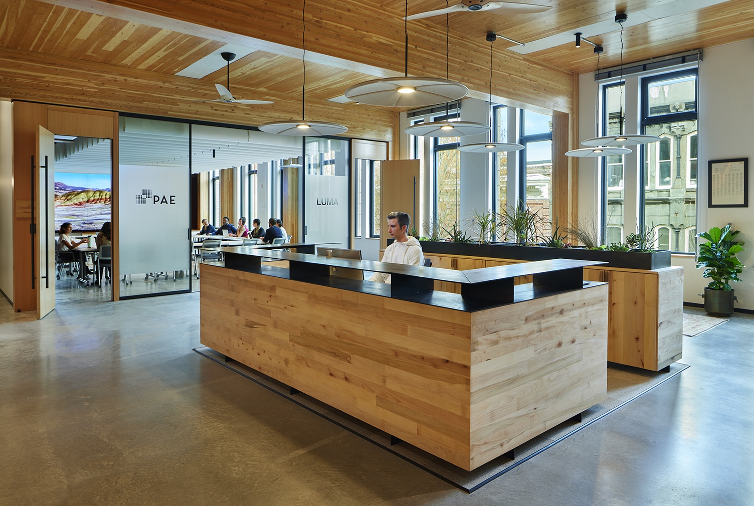 PAE Living Building Portland Oregon USA Office Sector and Retail Project Architecture Kawneer Company Inc Sustainability Curtain Wall Storefront Entrances