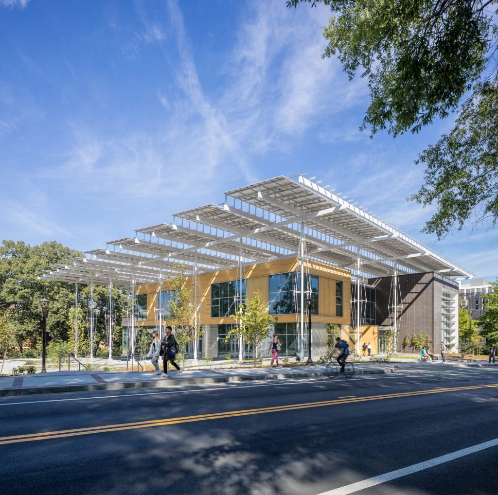 georgia tech The Kendeda Building for Innovative Sustainable Design Kawneer curtain wall storefront framing entrances aluminum sustainability framing systems